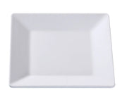 Yanco OK-108 Osaka Melamine 8 1/4" White Square Plate Product Image