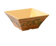 Yanco OL-4106 Olive Melamine 6" x 3" H Square Bowl 26 oz Product Image
