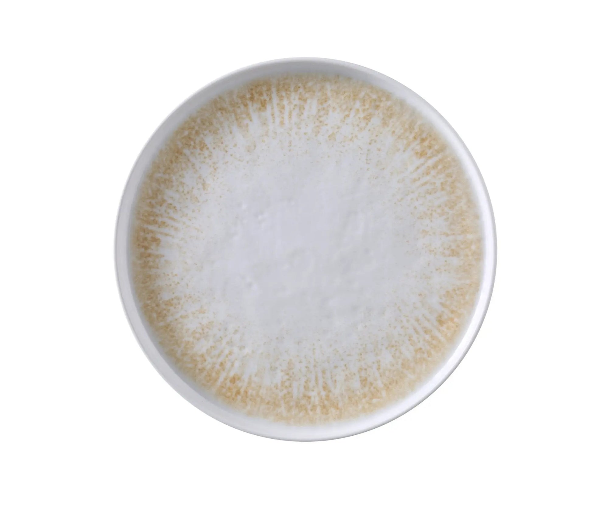 Yanco OP - 110 Optimum Melamine 10" X 1" Round Plate with Upright Rim