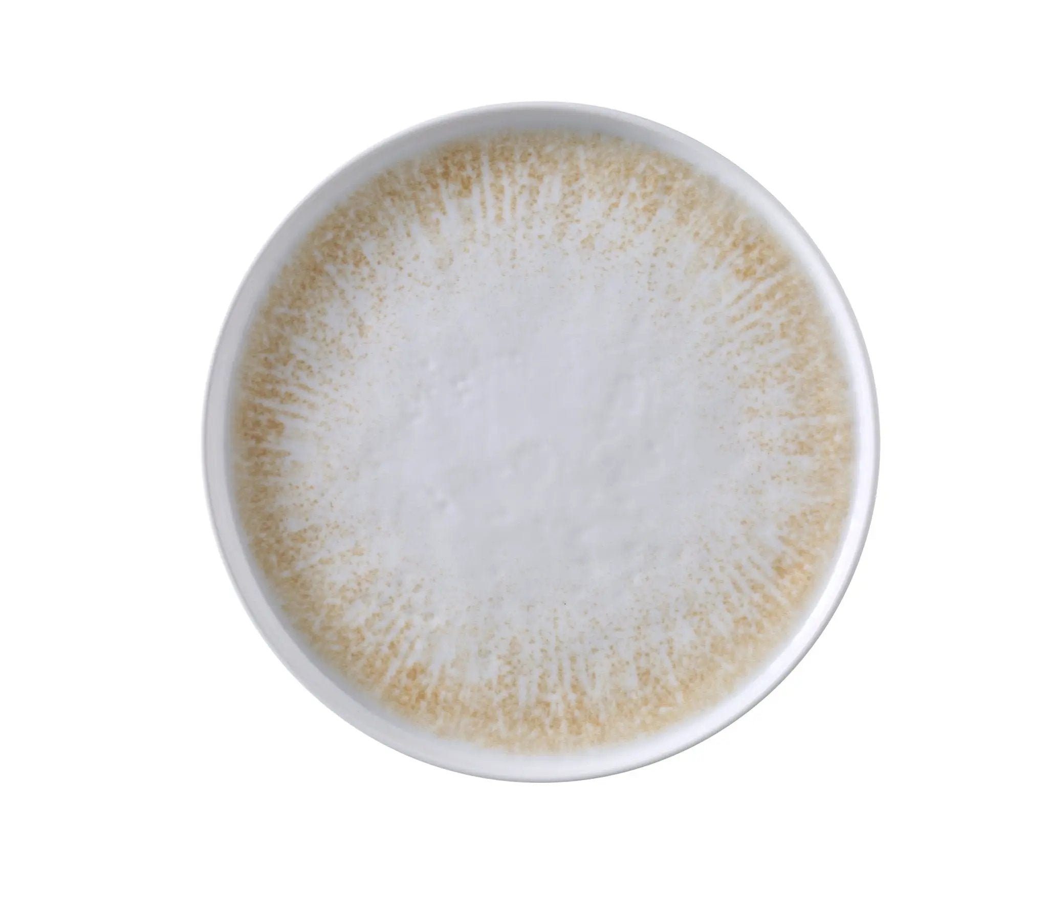Yanco OP - 110 Optimum Melamine 10" X 1" Round Plate with Upright Rim