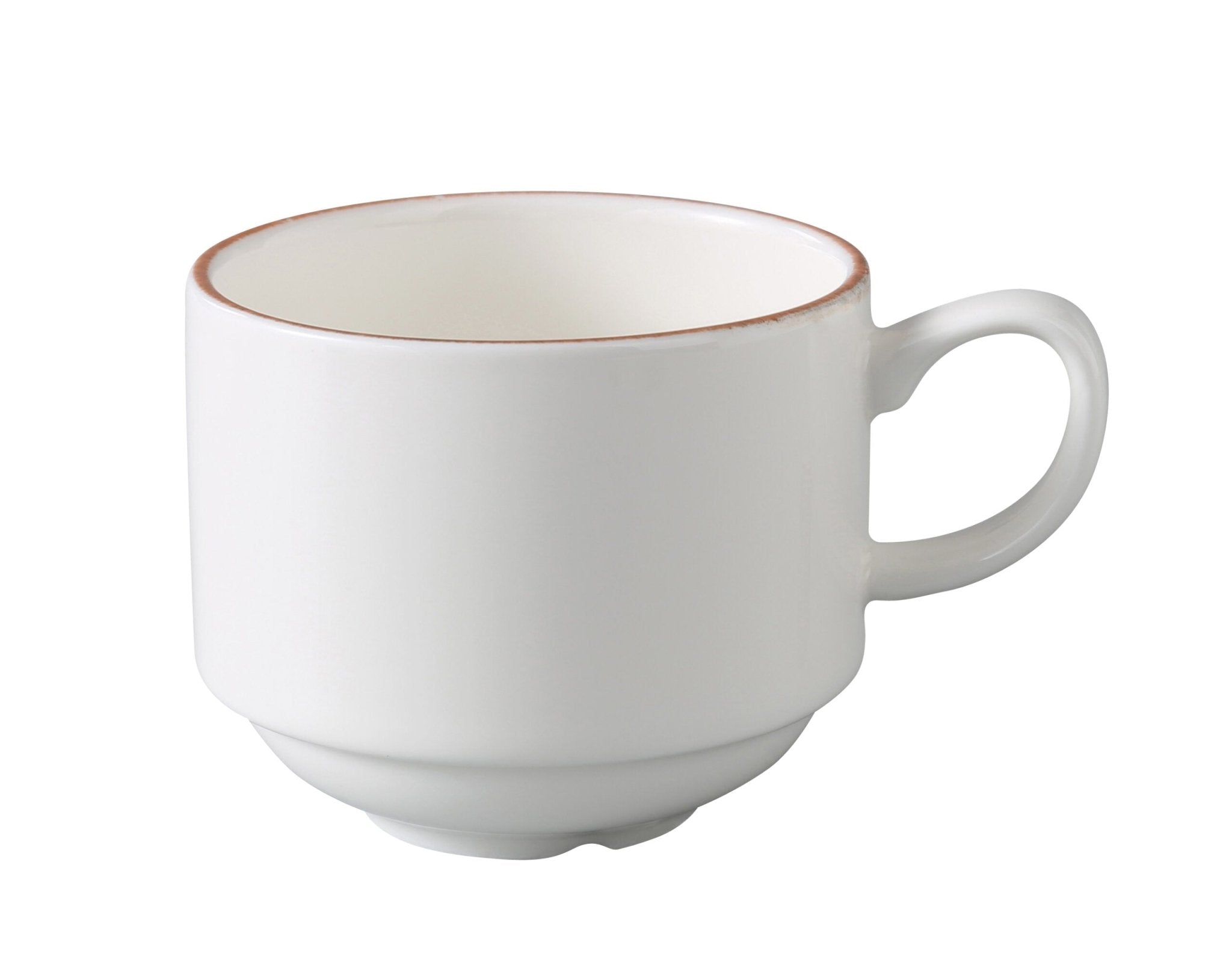Yanco PR - 001 Porto Chinaware 3 - 1/4" x 2 - 5/8" Coffee Cup 8 Oz.