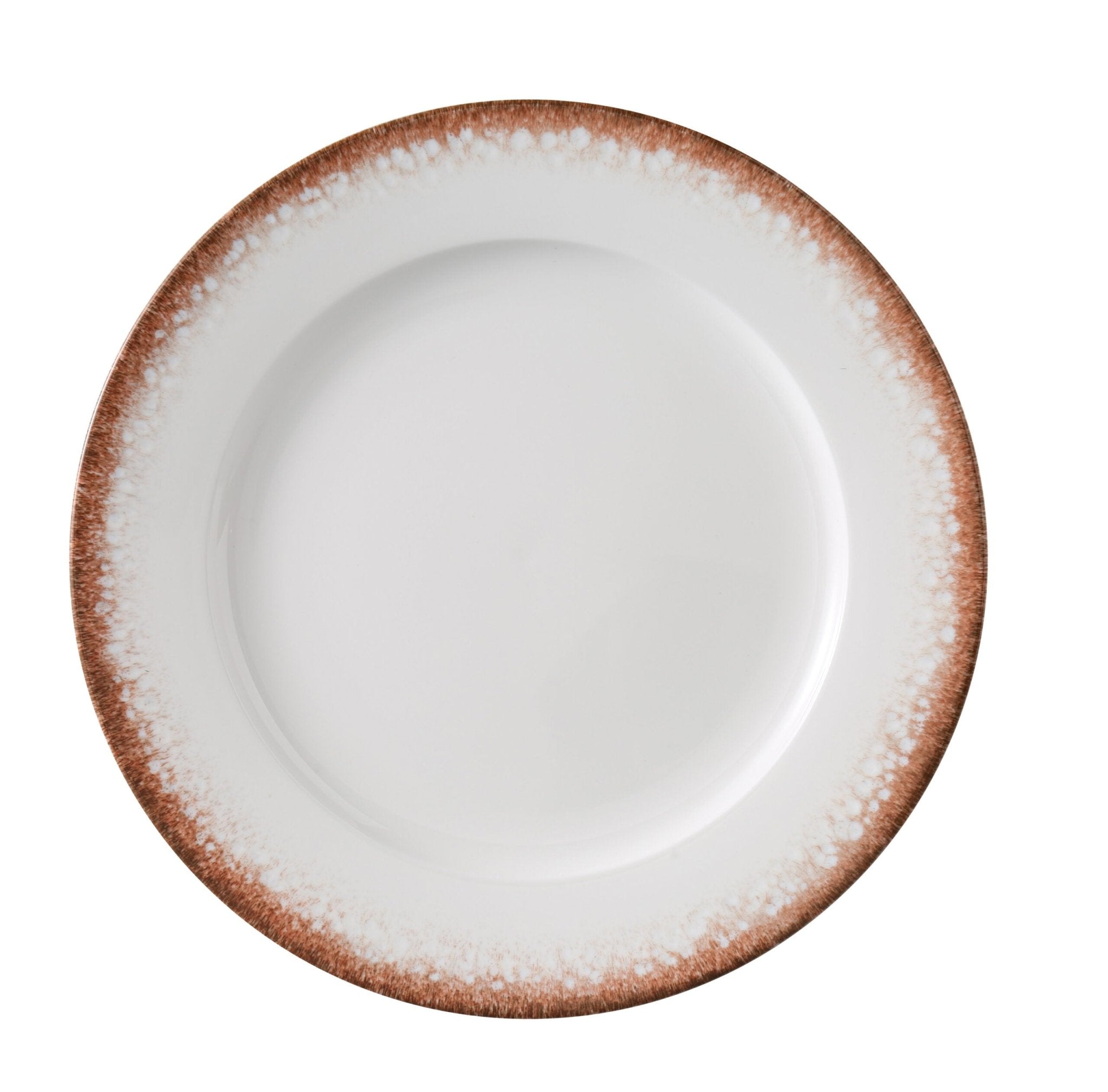 Yanco PR - 112 Porto Chinaware 12 - 1/4" X 1 - 1/8" Dinner Plate