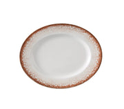 Yanco PR - 210 Porto Chinaware 10" X 7 - 7/8" X 1" OVAL PLATE