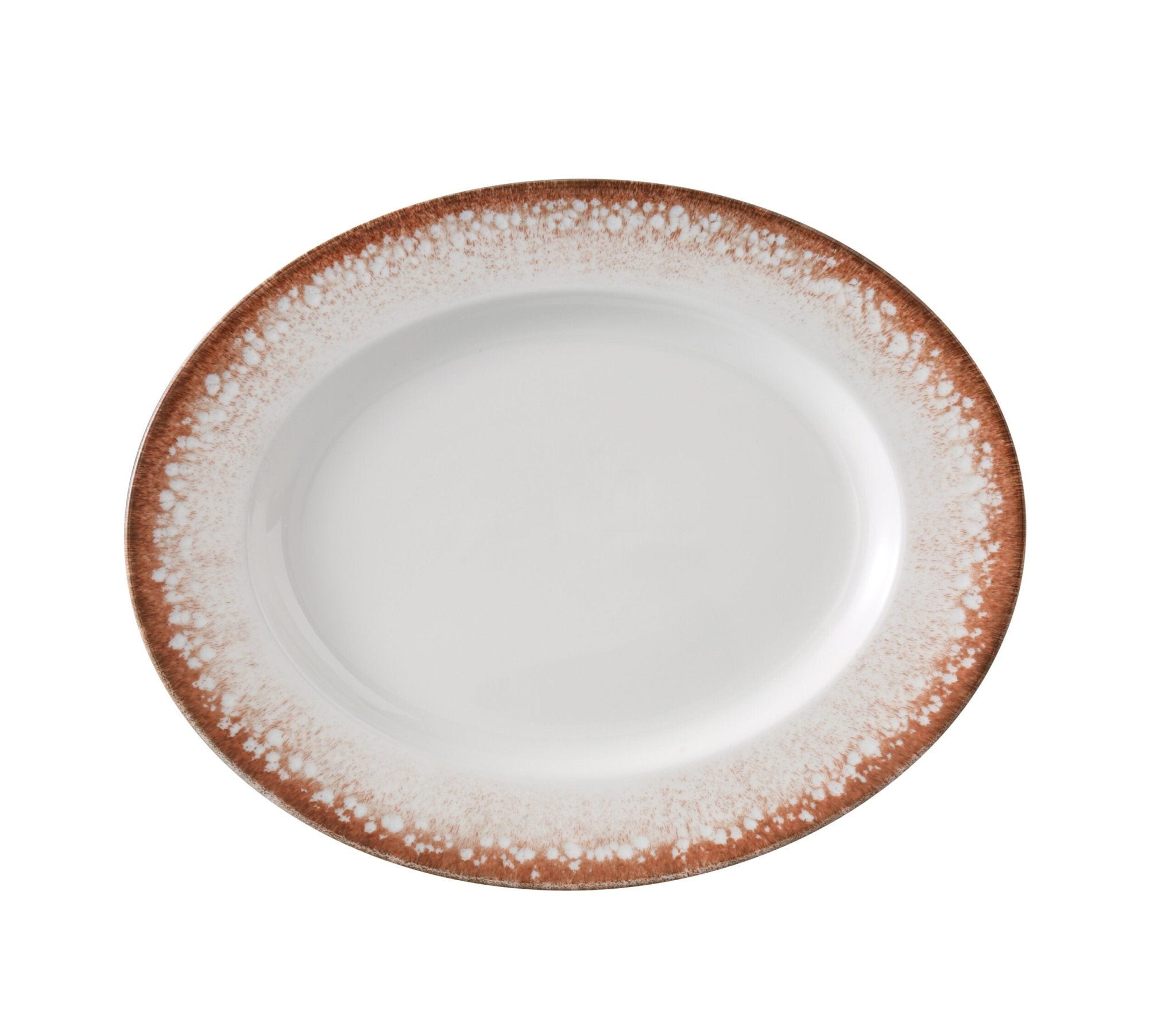 Yanco PR - 212 Porto Chinaware 12" X 9 - 1/2" X 1" OVAL PLATE