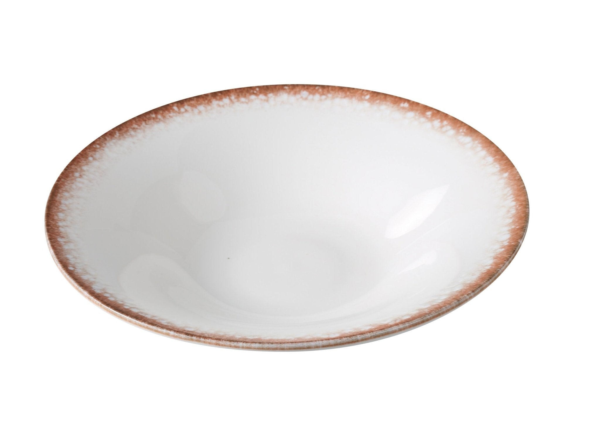 Yanco PR - 410 Porto Chinaware 10 - 1/4" X 2 - 1/4" Soup/Salad Plate 22 Oz.