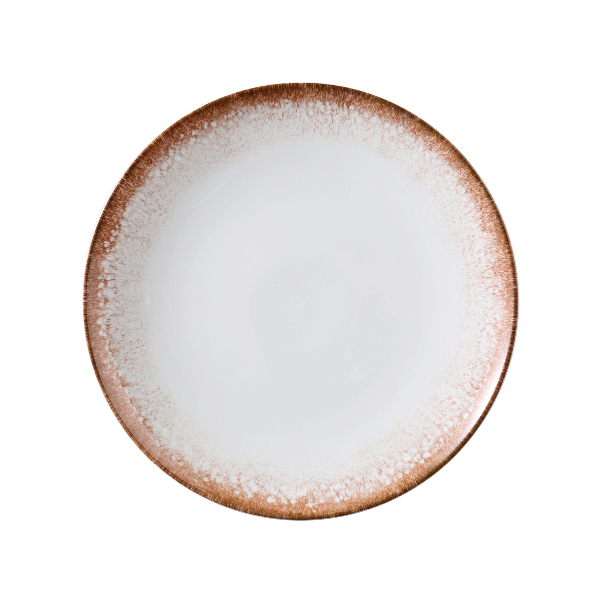 Yanco PR - 710 Porto Chinaware 10 - 1/4" X 1" Coupe Round Plate