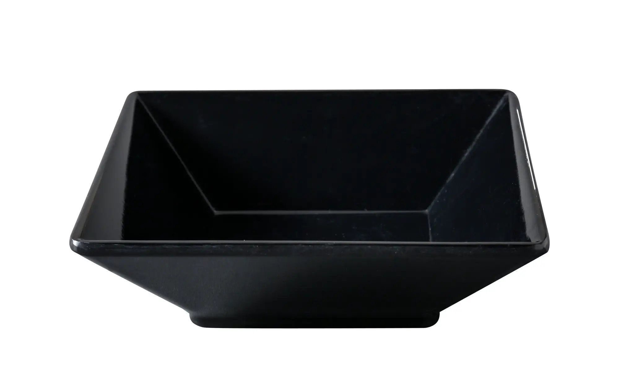 Yanco RM-306BK Rome Melamine 6" X 1 3/4"H DEEP SQUARE PLATE 14 OZ BLACK by Yanco (yanco-rm-306bk-rome-melamine-6-x-1-3-4h-deep-square-plate-14-oz-black)
