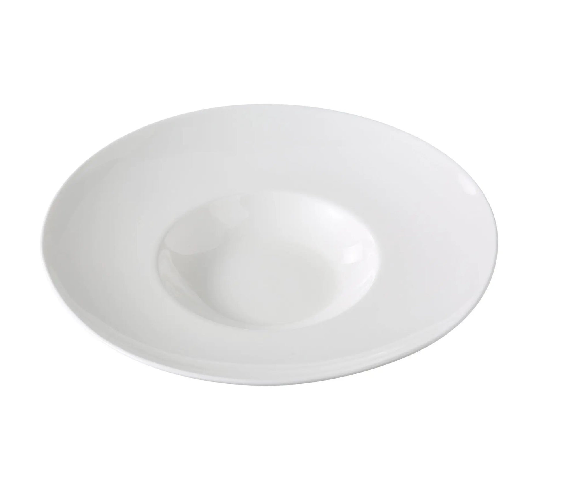 Yanco VS - 612 Versailles Chinaware 12 - 1/4" x 5 - 7/8" x 2" DESSERT PLATE 10 oz.