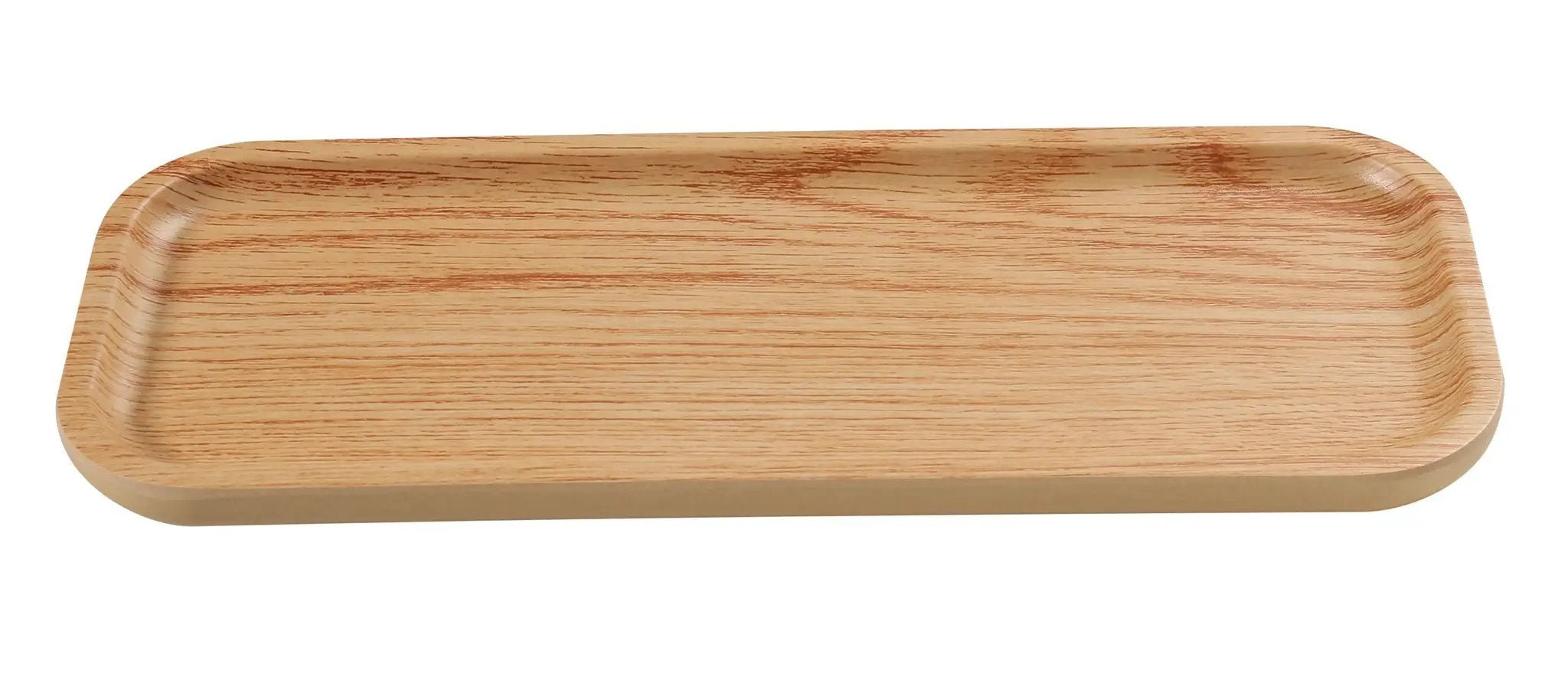 Yanco WD-2211 Wooden Tray Melamine 11 3/4" X 4 1/2" RECTANGULAR PLATE by Yanco (yanco-wd-2211-wooden-tray-melamine-11-3-4-x-4-1-2-rectangular-plate)
