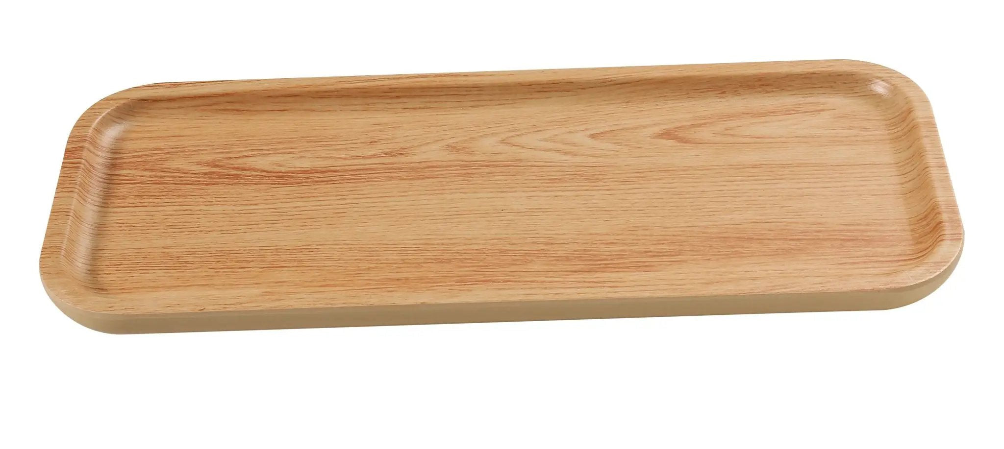 Yanco WD-2213 Wooden Tray Melamine 12 7/8" X 5" RECTANGULAR PLATE by Yanco (yanco-wd-2213-wooden-tray-melamine-12-7-8-x-5-rectangular-plate)
