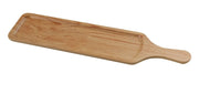 Yanco WD-2423 Wooden Tray Melamine 23 1/2" X 5 1/2" Rectangular Tray with Handle Product Image
