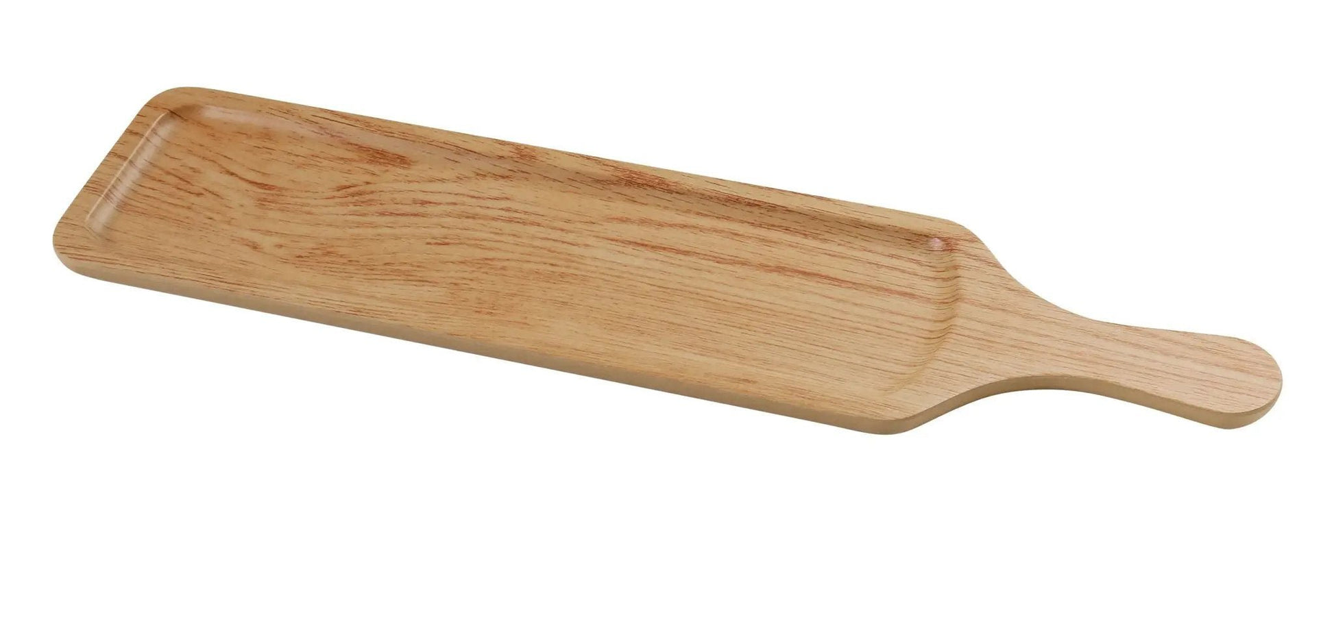 Yanco WD-2427 Wooden Tray Melamine 27 1/2" X 5 1/2" RECTANGULAR TRAY WITH HANDLE by Yanco (yanco-wd-2427-wooden-tray-melamine-27-1-2-x-5-1-2-rectangular-tray-with-handle)