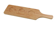 Yanco WD-2717 Wooden Tray Melamine 17" X 4 3/4" Rectangular Tray with Handle Product Image