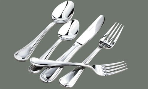 WINCO Shangarila 0030 - 11 Extra Heavy Weight Stainless Steel Table Fork