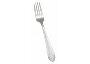 Winco 0031 - 05 Peacock Extra Heavy Weight 18/8 Stainless Steel Dinner Fork - 7 - 3/4"