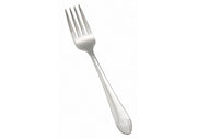 WINCO Peacock 0031 - 06 Extra Heavy Weight 18/8 Stainless Steel Salad Fork - 7"