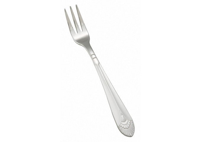WINCO Peacock 0031 - 07 Extra Heavy Weight Stainless Steel Oyster Fork - 5 - 1/2"