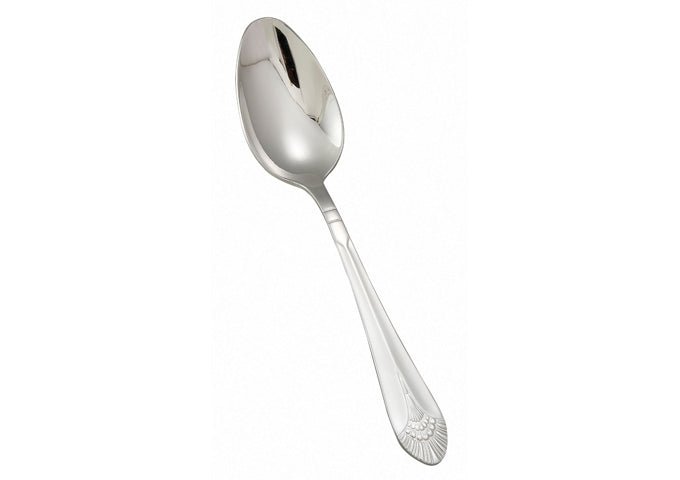 WINCO Peacock 0031 - 10 Extra Heavy Weight Stainless Steel Table Spoon ( European Size) - 8 - 1/2"