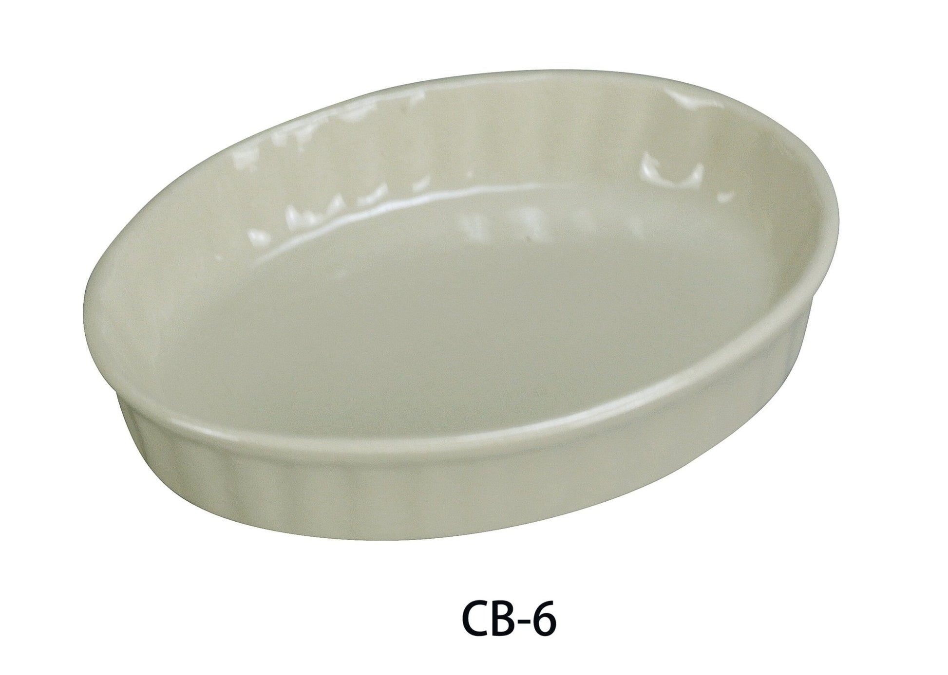 Yanco CB - 6 Recovery Creme Brulee, 6 oz, 1.25"‚ Height, 5.75"‚ Length, 4"‚ Width, China, American White Color, Pack of 36