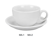 Yanco MA - 1 Mayor 7 oz Low Cup, Chinaware, Super White, Pack of 36