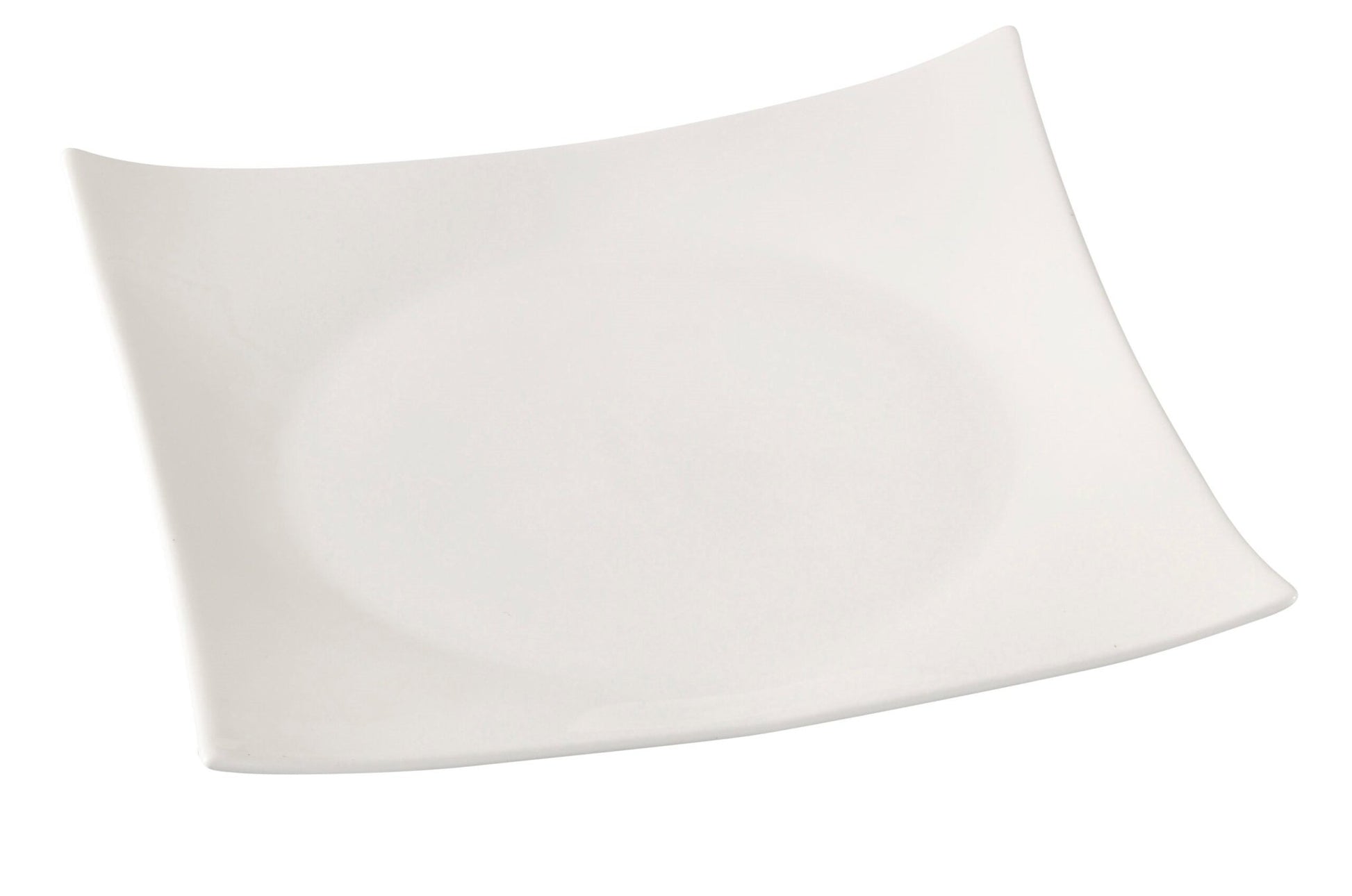 Yanco FU - 112 Fuji 12"‚ Square Sushi Plate, China, Bone White, Pack of 12