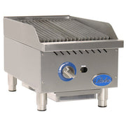 Globe GCB15G - SR 15" Gas Charbroiler with Stainless Steel Radiants, Customizable grilling - 40,000 BTU