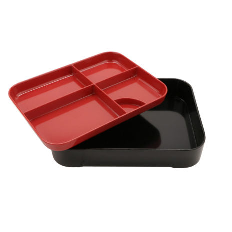 GET 171-F, 10.75″ x 8.25″ Bento Box w/Cover, 2.25″ Deep, Fuji, ABS Plastic, Pack of 12