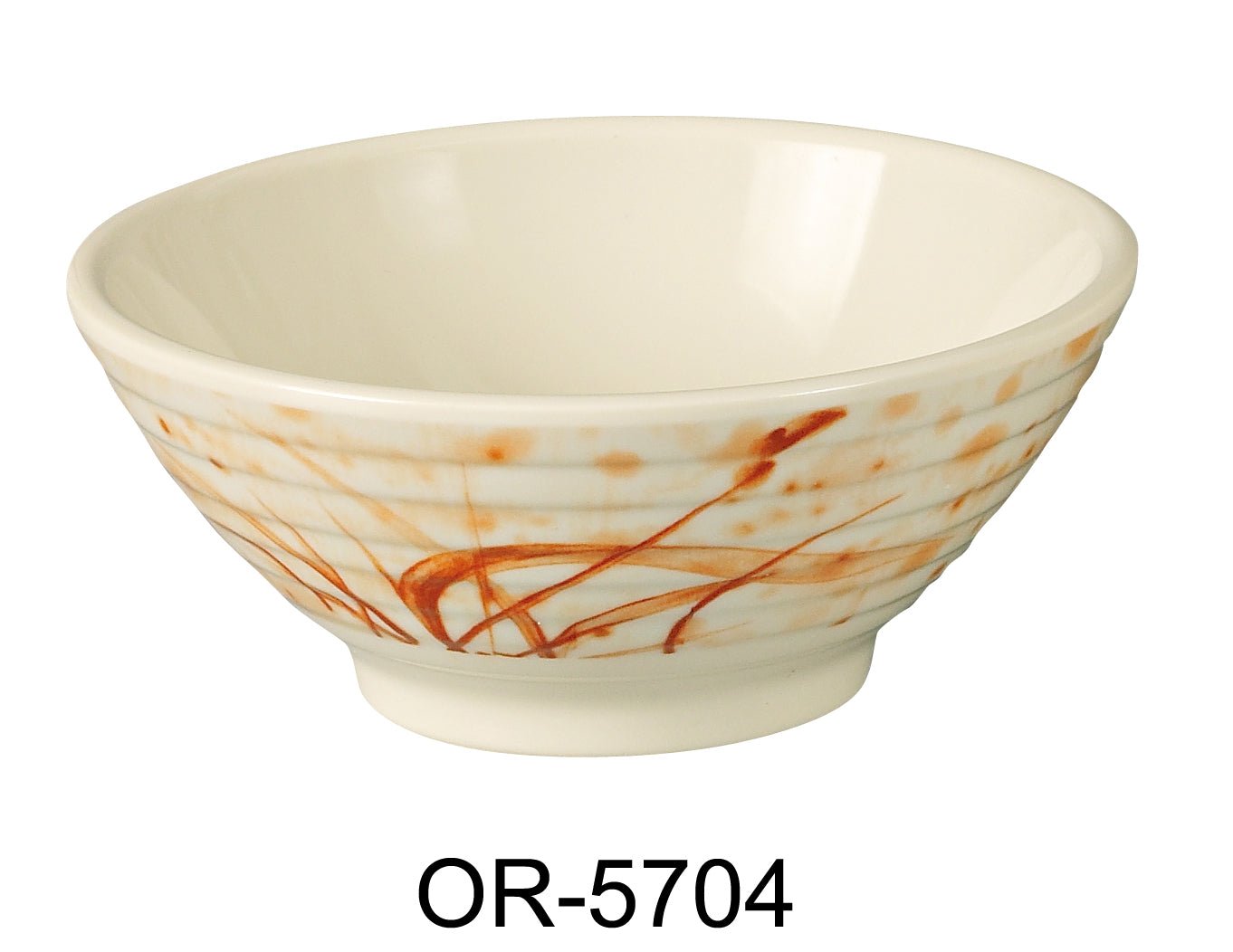 Yanco OR - 5704 Orchis Side Dish, 7 oz Capacity, 2.25"‚ Height, 4"‚ Diameter, Melamine, Pack of 72