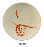 Yanco OR - 1707 Orchis Round Plate, 7.5"‚ Diameter, Melamine, Gold Color, Pack of 48