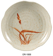 Yanco OR - 1806 Orchis Lotus Shape Plate, 6"‚ Diameter, Melamine, Gold Color, Pack of 72