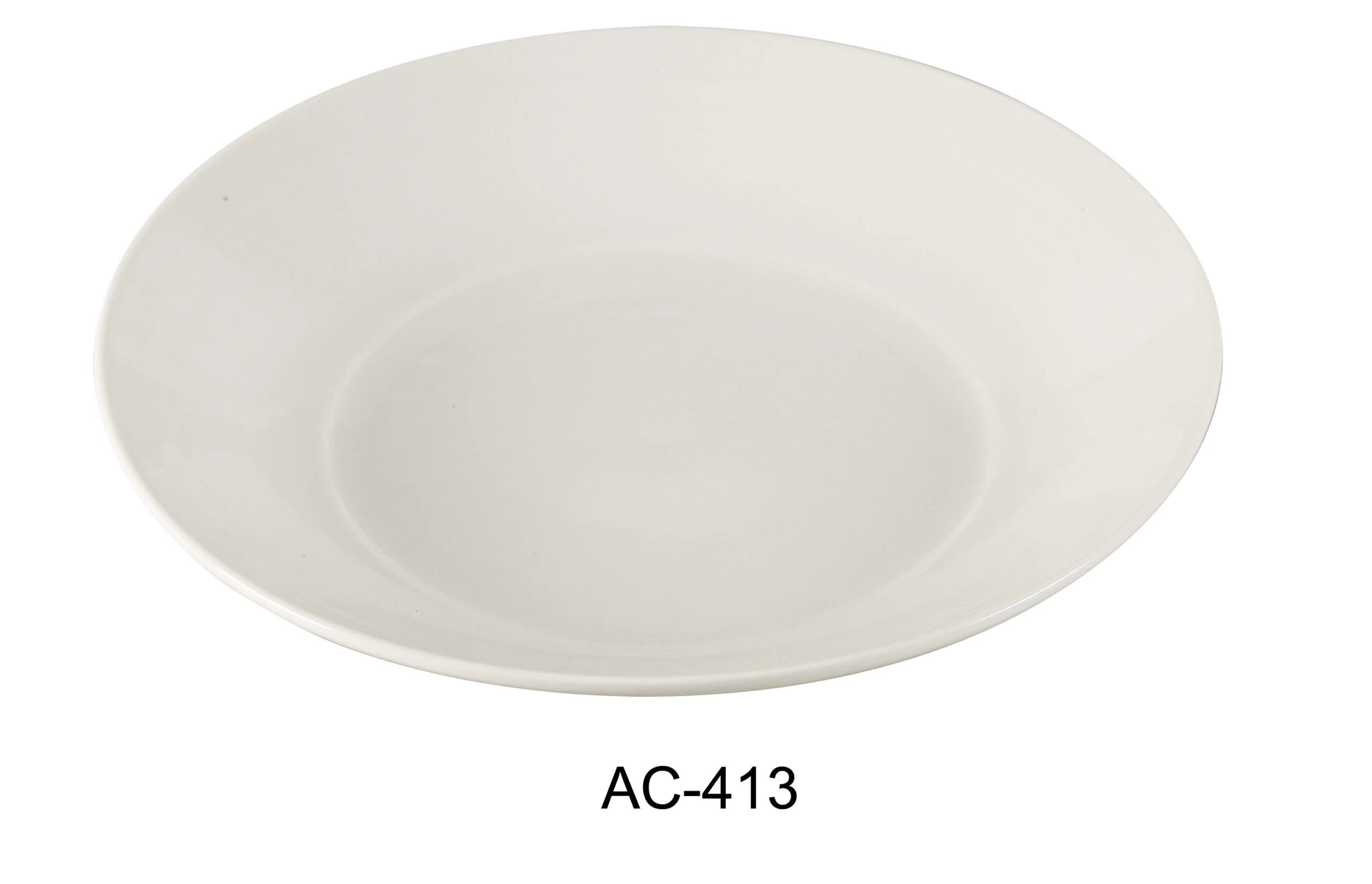Yanco AC - 413 ABCO 13"‚ Salad Plate, China, Super White, Pack of 12