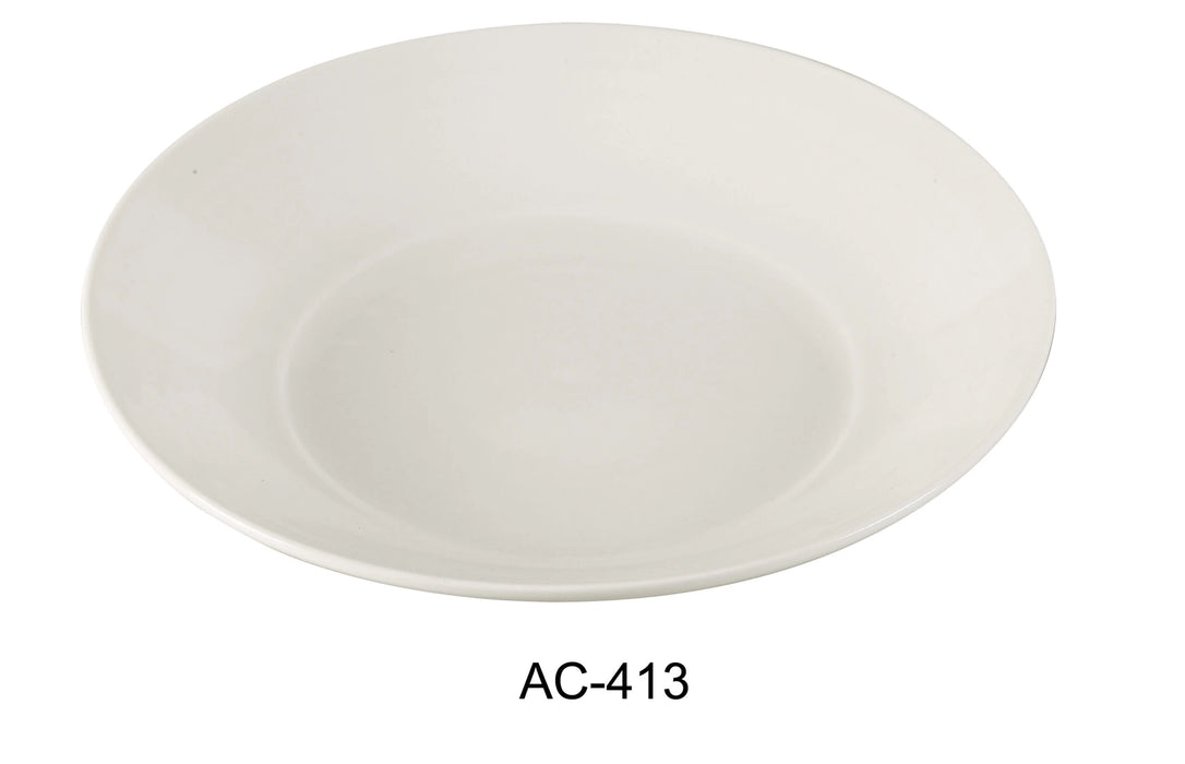 Yanco AC-413 ABCO 13″ Salad Plate, China, Super White, Pack of 12