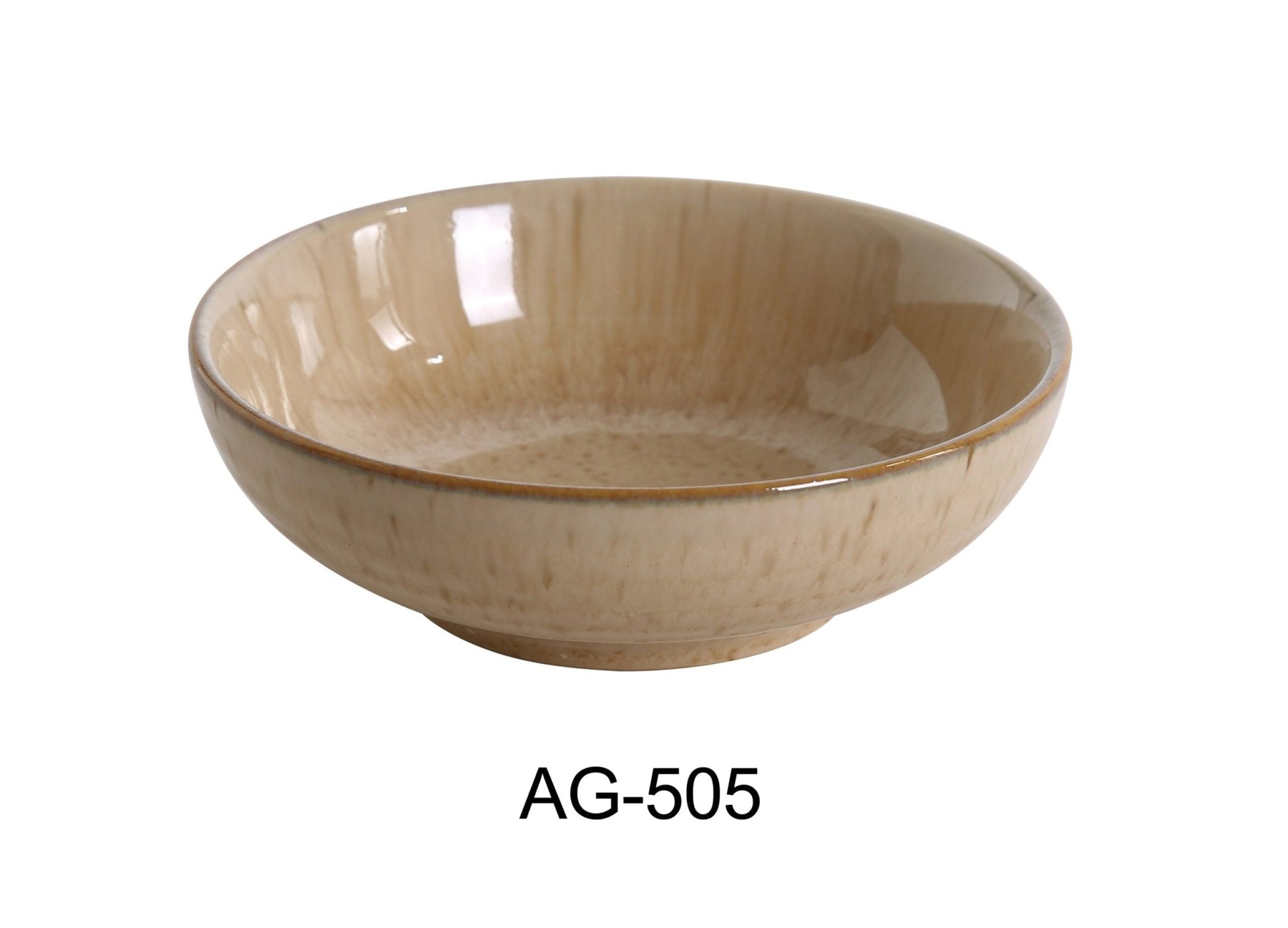 Yanco AG - 505 Agate 5"‚ X 1 1/2"‚¬œ BOWL 8 OZ, China, Pack of 36