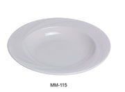 Yanco MM - 115 Miami 11.5"‚ Pasta Bowl, 22 oz Capacity, China, Bone White, Pack of 12
