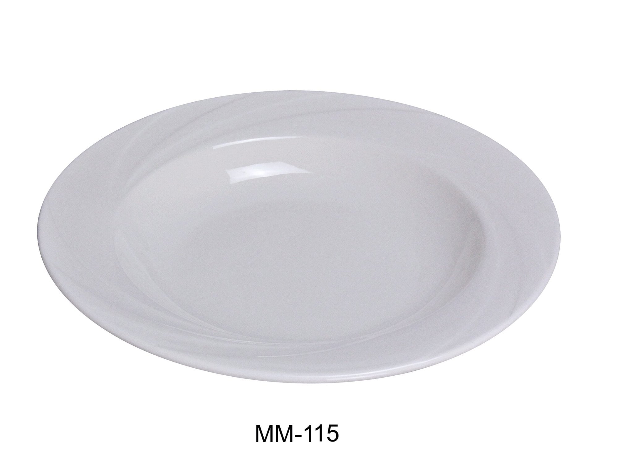 Yanco MM - 115 Miami 11.5"‚ Pasta Bowl, 22 oz Capacity, China, Bone White, Pack of 12