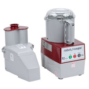 Robot Coupe R2DICE Combination Food Processor with 3 Qt. Gray Bowl, 4 Discs - 2 HP