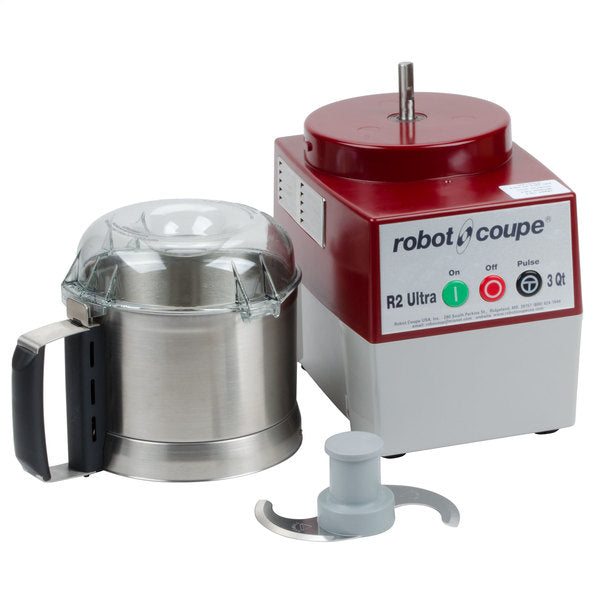 Robot Coupe R2UB Bowl Cutter, 3 Qt. Stainless Steel Batch Bowl Food Processor - 1 HP