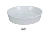 Yanco BK - 207 Round Deep Plate, 7"‚ Diameter, 1.5"‚ Height, China, Super White, Pack of 24