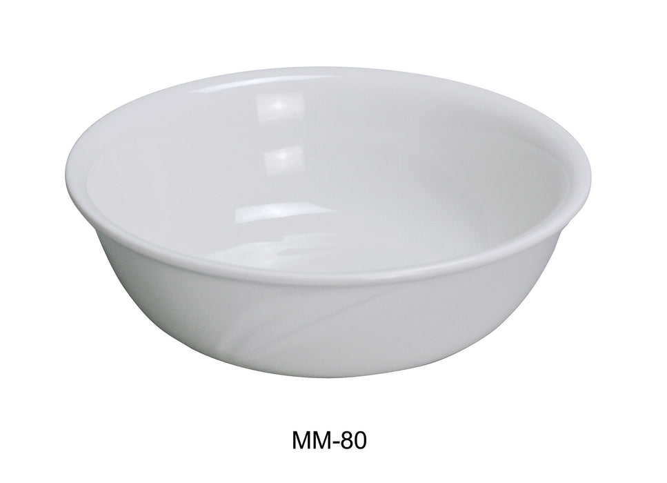 Yanco MM-80 Miami 7″ Bowl, 25 oz Capacity, China, Bone White, Pack of 24