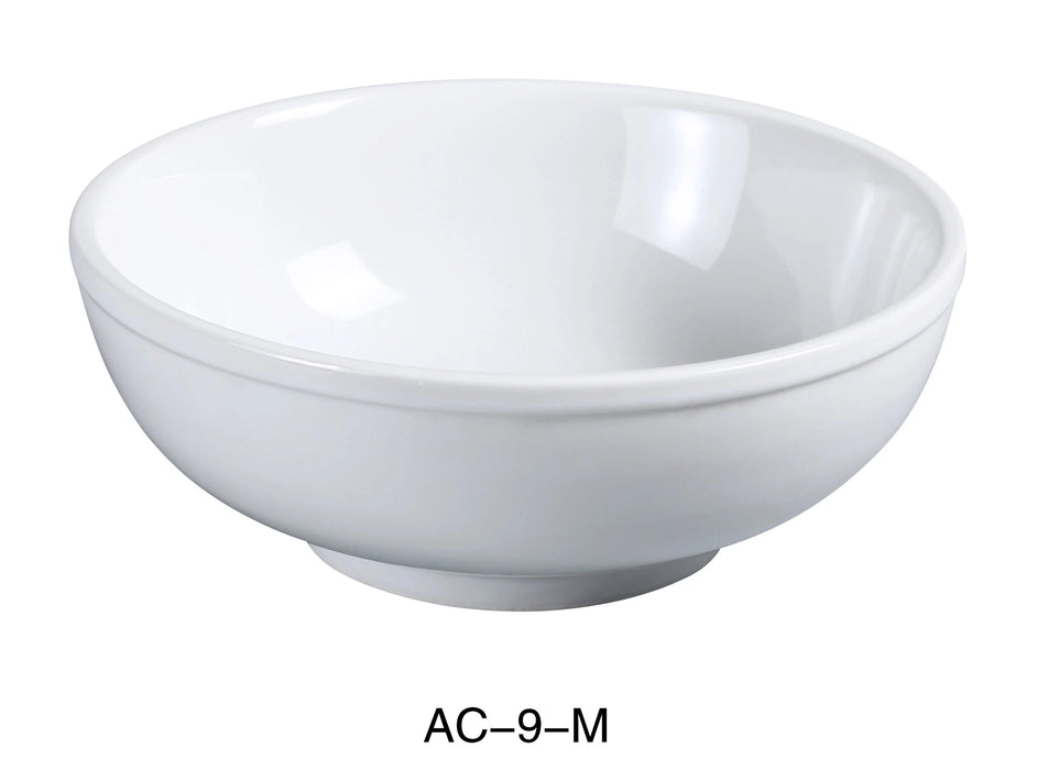 Yanco AC-9-M ABCO 9.75″ Menudo Bowl, 60 oz, China, Super White, Pack of 12