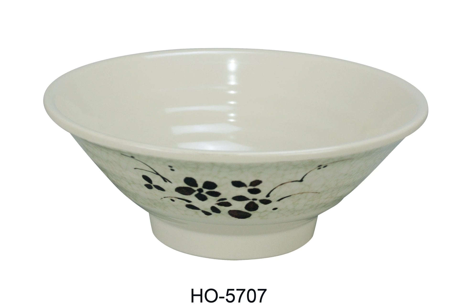 Yanco HO - 5707 Honda Soup Bowl, 24 oz Capacity, 2.75"‚ Height, 7.25"‚ Diameter, Melamine, Pack of 24
