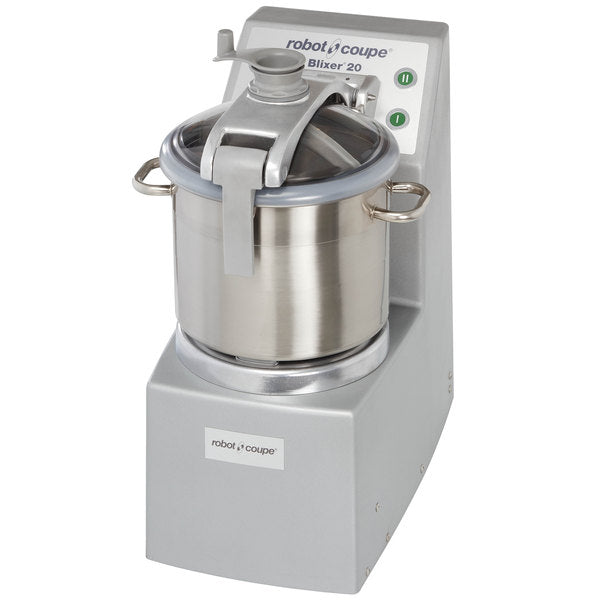 Robot Coupe BLIXER20 2-Speed 20 Qt. Stainless Steel Batch Bowl with Lid, Food Processor - 240V, 5 1/2 HP, 3 Phase