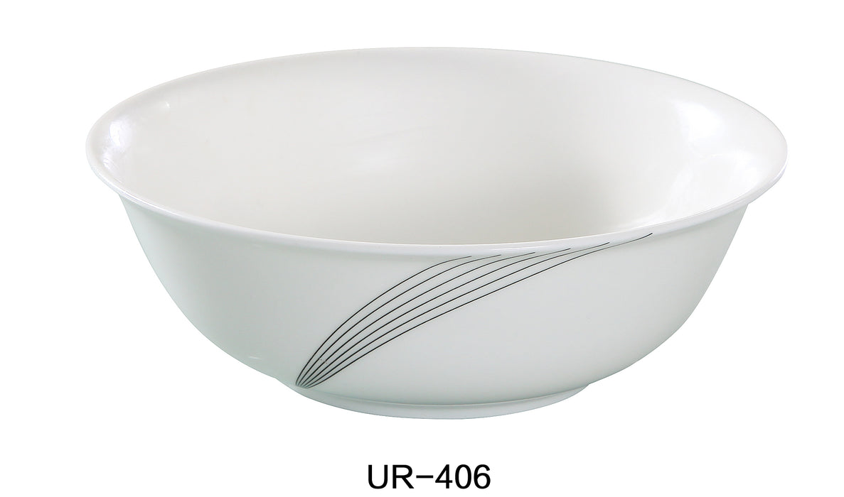 Yanco UR-406 Urban Line Nappie Bowl, 12.5-oz Capacity, 6″ Diameter, China, Bone White, Pack of 36