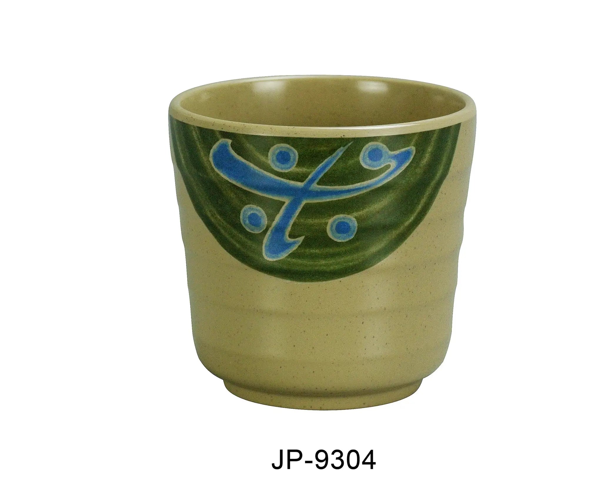 Yanco JP - 9304 Japanese Tea Cup, 12 oz Capacity, 3.5"‚ Diameter, 3.25"‚ Height, Melamine, Pack of 48