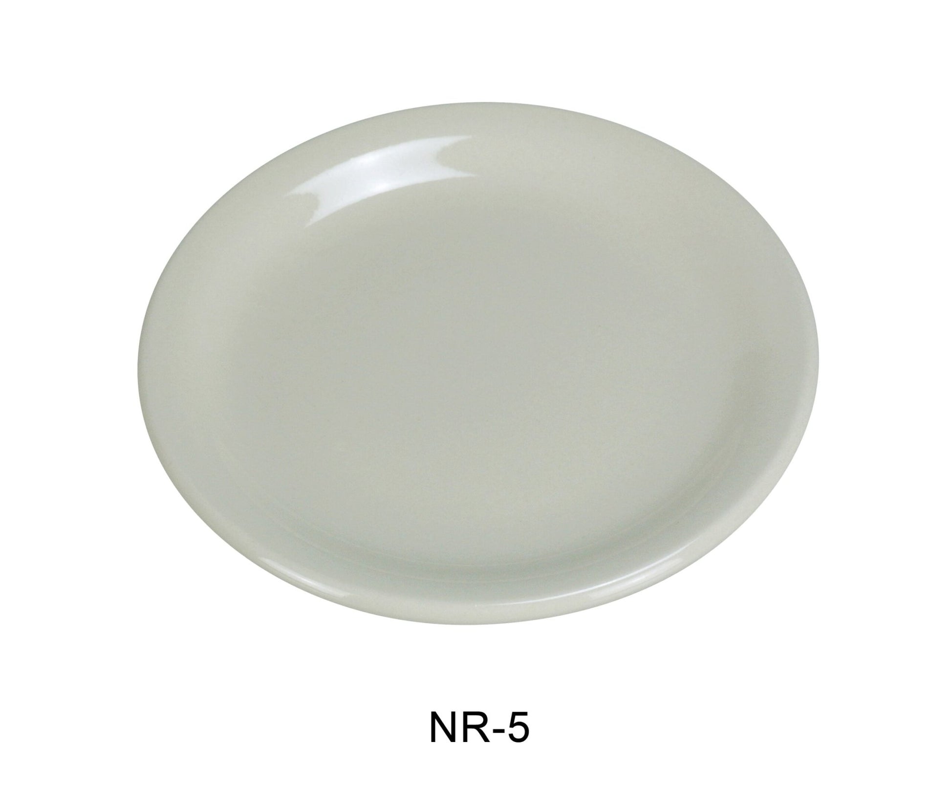 Yanco NR - 5 Normandy Plate, Narrow Rim, 5.5"‚ Diameter, China, American White Color, Pack of 36