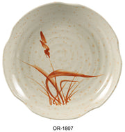 Yanco OR - 1807 Orchis Lotus Shape Plate, 7.25"‚ Diameter, Melamine, Gold Color, Pack of 48