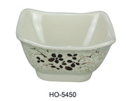 Yanco HO - 5450 Honda Bowl, Square, 10 oz Capacity, 2.25"‚ Height, 4.75"‚ Width, 4.75"‚ Length, Melamine, Pack of 48