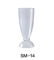 Yanco SM - 14 Stemware Beverage Glass, 14 oz Capacity, 3"‚ Diameter, 7.5"‚ Height, Plastic, Clear Color, Pack of 24