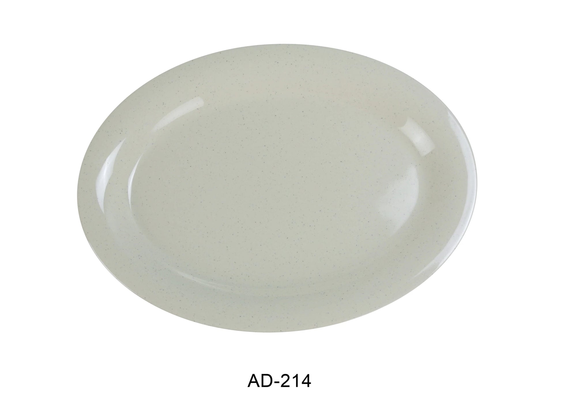Yanco AD - 214 Ardis Oval Platter, 14"‚ Length, 10"‚ Width, Melamine, Pack of 12