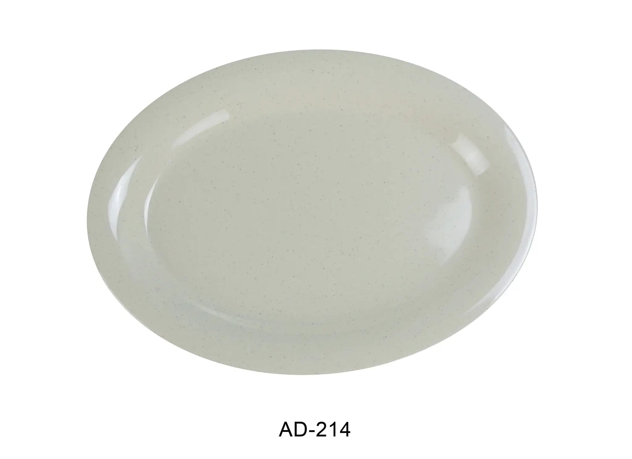 Yanco AD - 214 Ardis Oval Platter, 14"‚ Length, 10"‚ Width, Melamine, Pack of 12